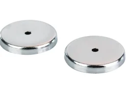Tifler Rundmagnet Mit Chromblende Ø 31 mm Bis 2 kg 2 Stück