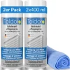Toldoro Set 2x Edelstahl Pflegespray 400ml  Edelstahlreiniger für Küche oder Grill Edelstahlpflege Spray als Reinigungsmittel oder Metallreiniger