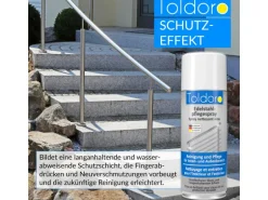Toldoro Set 1x Edelstahl Pflegespray 400ml  Edelstahlreiniger für Küche oder Grill Edelstahlpflege Spray als Reinigungsmittel oder Metallreiniger