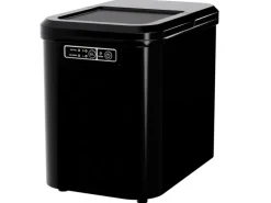 TroniTechnik Eiswürfelmaschine Ice Maker Eiswürfelbereiter Schwarz Kunststoff