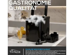 TroniTechnik Eiswürfelmaschine Ice Maker Eiswürfelbereiter Schwarz Kunststoff