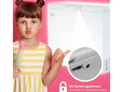 Tronitechnik Gefriertruhe Kühltruhe Borgar Pro Mit 2In1 Gefrier- Und Kühlfunktion | 210 Liter 223Kwh/Jahr | Led-Licht