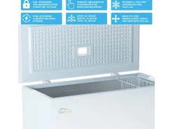 Tronitechnik Gefriertruhe Kühltruhe Borgar Pro Mit 2In1 Gefrier- Und Kühlfunktion | 210 Liter 223Kwh/Jahr | Led-Licht