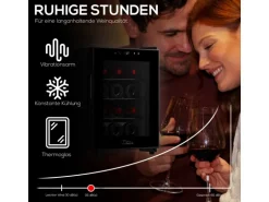 TroniTechnik Weinkühlschrank Bordeaux Getränkekühlschrank 31 Liter 12 Flaschen