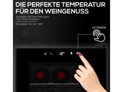 TroniTechnik Weinkühlschrank Bordeaux Getränkekühlschrank 31 Liter 12 Flaschen