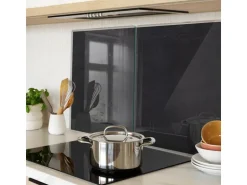 Tulup Herdabdeckplatte SET aus 2 Stück 40x52 cm Schneidebrett aus Glas Küchenutensilien Spritzschutz Anschlagtafel