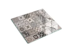 Tulup Herdabdeckplatte 60x52 cm Schneidebrett Glas Schutzplatte Küchenutensilien Spritzschutz Abdeckung Keramikfliesen