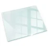 Tulup Schneidebrett Glas Schneidebrett Transparent 60x52 cm Rechteckiges Schneidebrett Transparente Schneidebrett