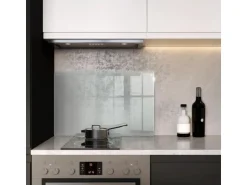 Tulup Schneidebrett Küchen Schneidebrett Glas 80x52 cm Rechteckiges Schneidebrett Glas Schneidebrett Transparent