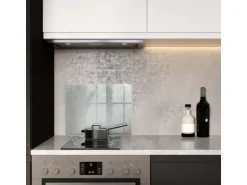 Tulup Schneidebrett Transparente Schneidebrett 52x40 cm Rechteckiges Schneidebrett Rutschfestes Schneidebrett Glas