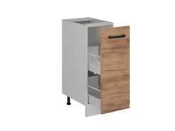 Vicco Apothekerschrank R-Line Goldkraft Eiche 30 cm ohne Arbeitsplatte