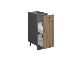 Vicco Apothekerschrank R-Line Artisan-Eiche/Anthrazit 30 cm ohne Arbeitsplatte