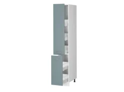 Vicco Apothekerschrank R-Line Medizinschrank für die Küche Blau-Grau/Weiß 30 cm