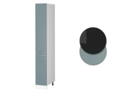 Vicco Apothekerschrank R-Line Medizinschrank für die Küche Blau-Grau/Weiß 30 cm