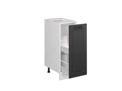 Vicco Apothekerschrank R-Line Anthrazit Landhaus/Weiß 30 cm ohne Arbeitsplatte