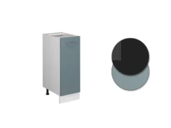 Vicco Apothekerschrank R-Line Blau-Grau/Weiß 30 cm ohne Arbeitsplatte