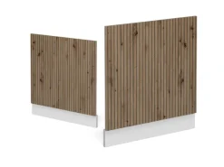 Vicco Frontblende R-Line Geschirrspüler Fronttür Artisan-Eiche 60 cm ohne Arbeitsplatte