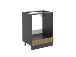 Vicco Herdumbauschrank R-Line Artisan-Eiche/Anthrazit 60 cm ohne Arbeitsplatte