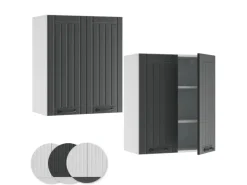 Vicco Hängeschrank Fame-Line Hängender Küchenschrank Anthrazit/Weiß 60 cm