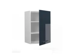 Vicco Hängeschrank Fame-Line Hängender Küchenschrank Dunkelblau Hochglanz/Weiß 50 cm