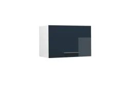 Vicco Hängeschrank Fame-Line Hängender Küchenschrank Dunkelblau Hochglanz/Weiß 60 cm Flach