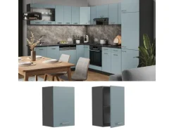 Vicco Hängeschrank R-Line Hängender Küchenschrank Blau-Grau/Anthrazit 40 cm