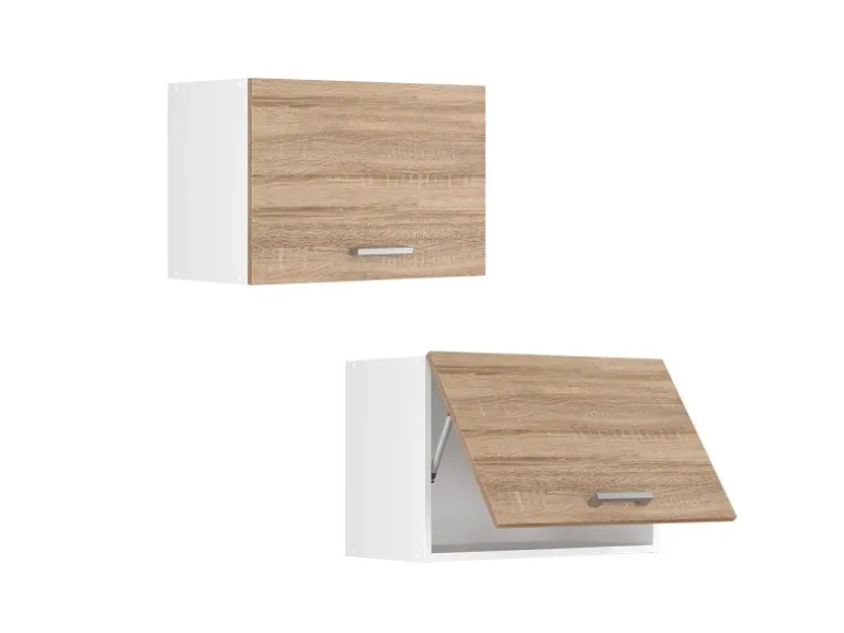 Vicco Hängeschrank R-Line Hängender Küchenschrank Sonoma/Weiß 60 cm Flach