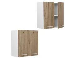 Vicco Hängeschrank R-Line Hängender Küchenschrank Artisan-Eiche/Weiß 60 cm