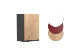 Vicco Hängeschrank R-Line Hängender Küchenschrank Goldkraft Eiche/Anthrazit 40 cm J-Shape