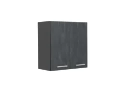 Vicco Hängeschrank R-Line Hängender Küchenschrank Schwarz Beton/Anthrazit 60 cm