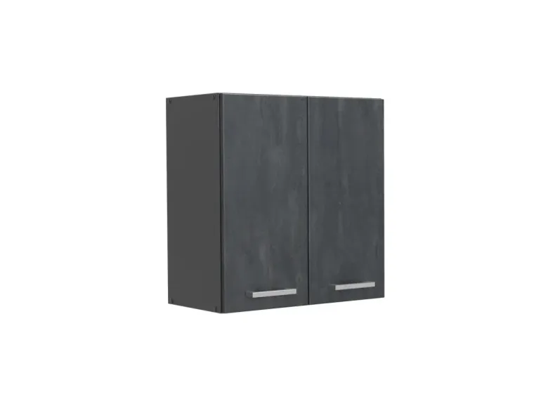 Vicco Hängeschrank R-Line Hängender Küchenschrank Schwarz Beton/Anthrazit 60 cm