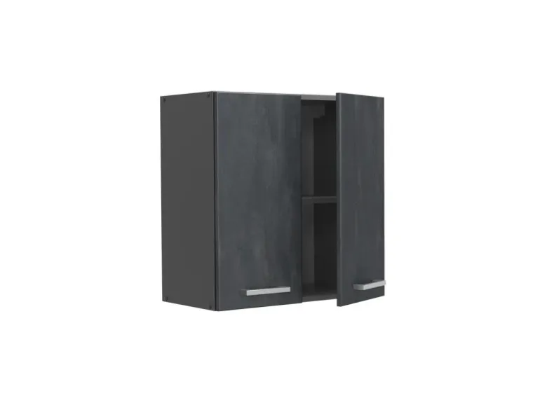 Vicco Hängeschrank R-Line Hängender Küchenschrank Schwarz Beton/Anthrazit 60 cm