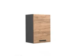 Vicco Hängeschrank R-Line Hängender Küchenschrank Goldkraft Eiche/Anthrazit 45 cm