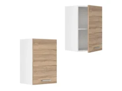 Vicco Hängeschrank R-Line Hängender Küchenschrank Sonoma/Weiß 40 cm