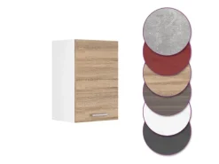 Vicco Hängeschrank R-Line Hängender Küchenschrank Sonoma/Weiß 40 cm