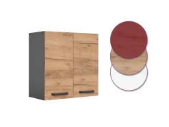 Vicco Hängeschrank R-Line Hängender Küchenschrank Goldkraft Eiche/Anthrazit 60 cm