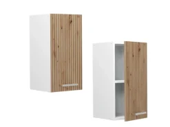 Vicco Hängeschrank R-Line Hängender Küchenschrank Artisan-Eiche/Weiß 30 cm