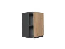 Vicco Hängeschrank R-Line Hängender Küchenschrank Goldkraft Eiche/Anthrazit 45 cm J-Shape