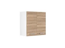 Vicco Hängeschrank R-Line Hängender Küchenschrank Sonoma/Weiß 60 cm