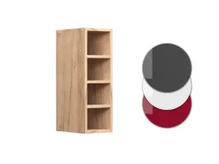 Vicco Hängeschrank R-Line Offener Küchenschrank Goldkraft Eiche 20 cm