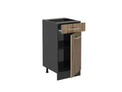 Vicco Küchenunterschrank R-Line Artisan-Eiche/Anthrazit 40 cm AP Anthrazit