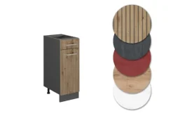 Vicco Küchenunterschrank R-Line Artisan-Eiche/Anthrazit 30 cm ohne Arbeitsplatte