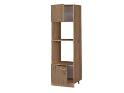 Vicco Mikrowellenschrank R-Line Küchenregal für die Mikrowelle Artisan-Eiche/Goldkraft Eiche 60 cm