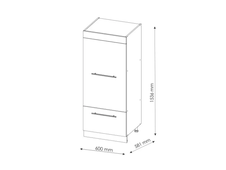 Vicco Mikrowellenschrank Fame-Line Küchenregal für die Mikrowelle Goldkraft Eiche/Anthrazit 60 cm