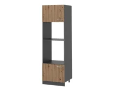 Vicco Mikrowellenschrank R-Line Küchenregal für die Mikrowelle Artisan-Eiche/Anthrazit 60 cm