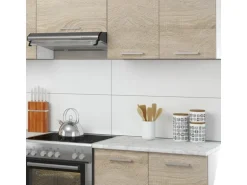 Vicco Raul Küchenzeile Sonoma 270 cm AP MarmorRaul ohne E-Geräte