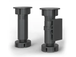 Vicco Rick Eckküche Weiß/Weiß Hochglanz 267 x 167 cm AP MarmorRick ohne E-Geräte