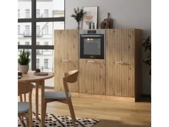 Vicco R-Line Küchenblock Artisan-Eiche/Goldkraft Eiche 180 cm ohne Arbeitsplatte ohne E-Geräte