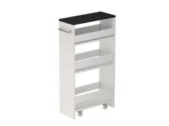 Vicco Rollregal Rivo Weiß/Anthrazit 20x85 cm