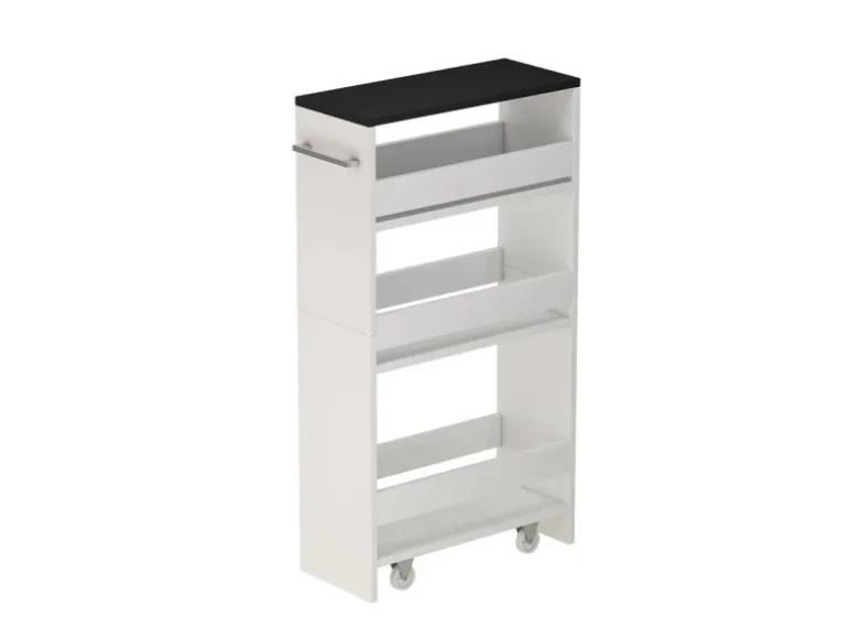 Vicco Rollregal Rivo Weiß/Anthrazit 20x85 cm